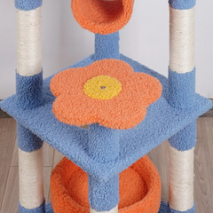 Cat Tower Colorful Cat Condo Tower 155 CM
