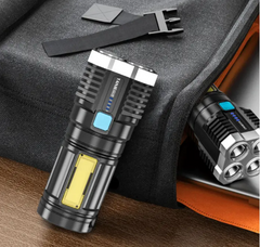 Rechargeable Flash LED Torch For Outdoor Fishing Hunting