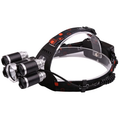 LED Camping Headlamp Waterproof Outdoor Safe Light - Rechargeable