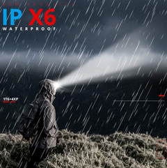 LED Camping Headlamp Waterproof Outdoor Safe Light - Rechargeable