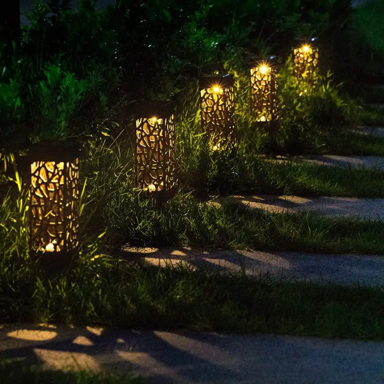 6 PCs set - Garden Light Solar Motion Lights Outdoor