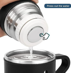 Bottle and Cups Vacuum Flask and Flask Set 3 Steel Cups
