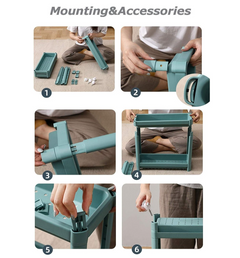 4 Tier Storage Trolley