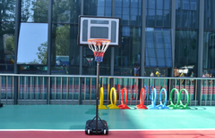 Basketball Hoop With Backboard 1.6m to 2.1 M