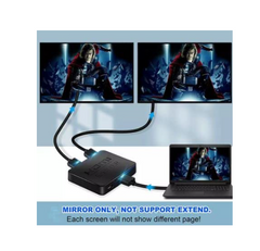 4K 30hz HDMI Splitter 1 in 2 out