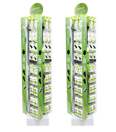 Floor Display with 336pcs Cellphone Accessories Retail Store Display Stand