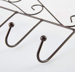 Bathroom Hat Coat Clothes Hooks Rack Storage Holder