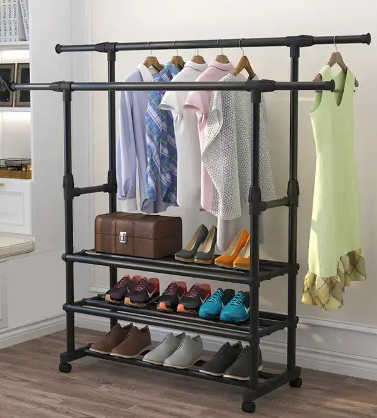 Cloth Rack With Layers For Shoe Rack