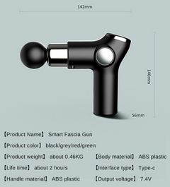 Mini Massage Gun with 4 Massage Heads