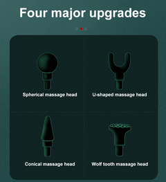 Mini Massage Gun with 4 Massage Heads