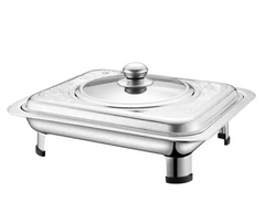 Stainless Steel Hotel Buffet Stove Food Dish Chefing Dish