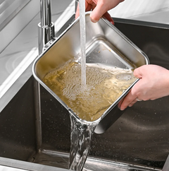 Stainless Steel Seasoning Box wooden drawer