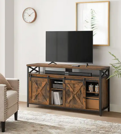 TV Entertainment Unit TV Cabinet VASAGLE Supports 85 inch TV