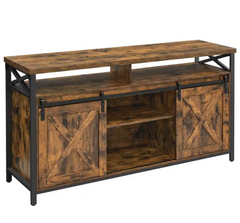 TV Entertainment Unit TV Cabinet VASAGLE Supports 85 inch TV