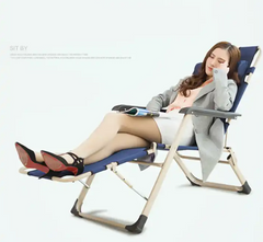 Reclining Chair Zero Gravity Sun Bed Beach Chair