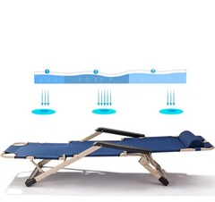 Reclining Chair Zero Gravity Sun Bed Beach Chair