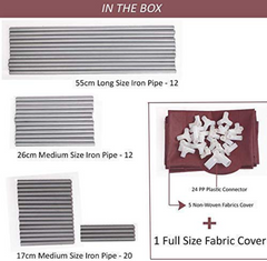 8 Tiers Fabric Shoe Rack and Storage Wardrobe (Black)