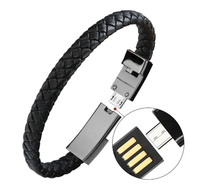Micro USB Charging Cable Bracelet