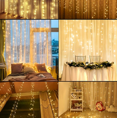 300LED Curtain Fairy Lights, With Remote Control