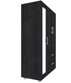 Wardrobe 3 Door & 2 Drawer With Mirror Wardrobe Free Standing