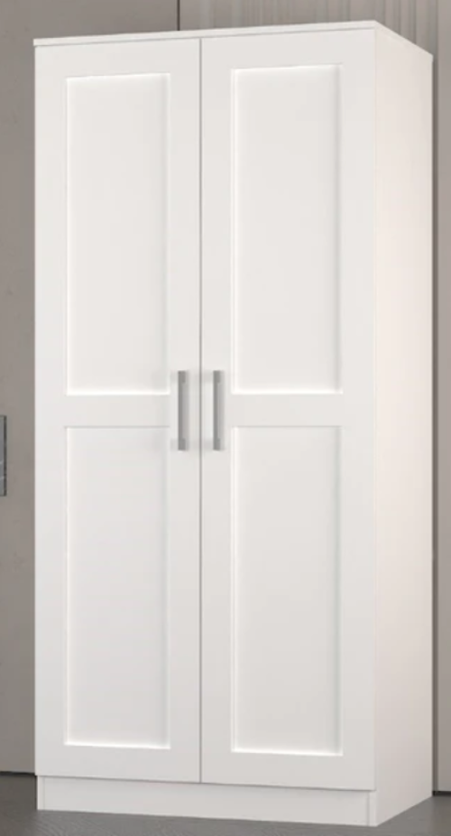Wardrobe -  2 Doors Free Standing Wardrobe