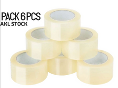 6 Rolls of Clear Packaging Tape
