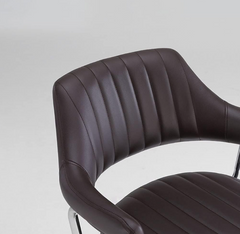 Leather Bar Stool Set of 2 Pcs