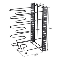 5 Tiers Pot Kitchen Storage Rack