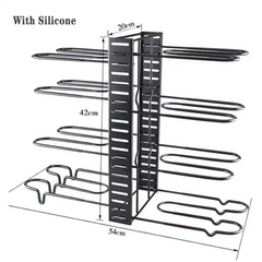 8 Tiers Pot Kitchen Storage Rack