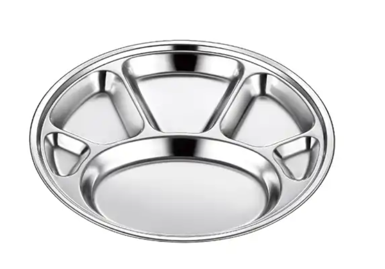 Stainless Steel Dinner Plate 35 cm