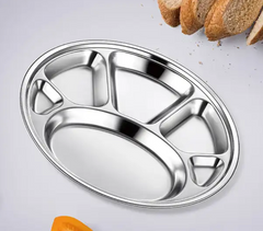 Stainless Steel Dinner Plate 35 cm