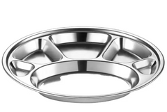 Stainless Steel Dinner Plate 35 cm
