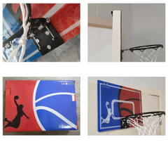 Door Hanging Basketball Hoop With Backboard