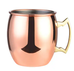 Beer Water Juice Drink Copper Mug Cup Rose Gold Cup
