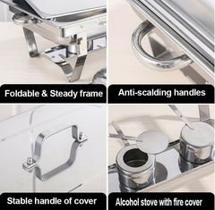 Chafing Dish Food Warmer Stove 11L
