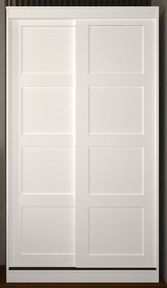 Sliding Door Space Saver Wardrobe Cloth Wardrobe