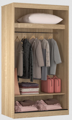Sliding Door Space Saver Wardrobe Cloth Wardrobe