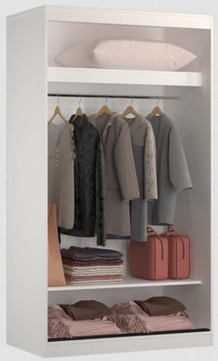 Sliding Door Space Saver Wardrobe Cloth Wardrobe