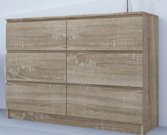 Lowboy - Dresser - 6 Drawer