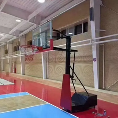 Basketball Hoop Ring with Tempered Glass Backboard