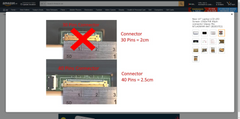 17.3 Inch Replacement Laptop Screen LCD 40 Pin FHD IPS Screen 144Hz