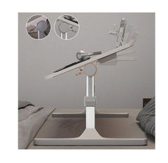 Laptop Table with USB and Drawer Height Adjustable Computer Table