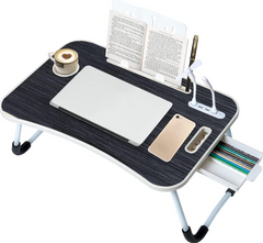 Folding Laptop Table Stand USB Ports
