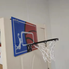 Door Hanging Basketball Hoop With Backboard