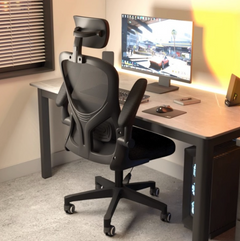 Office Chair with Back Support Head Rest