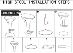 Bar Stool Set of 2