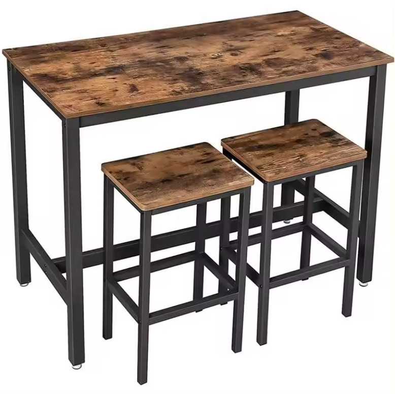 Bar Table With 2 Bar Stools - Dining Table