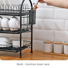 Dish Rack Drying Storage Holders 3 Layer