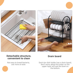 Dish Rack Drying Storage Holders 3 Layer