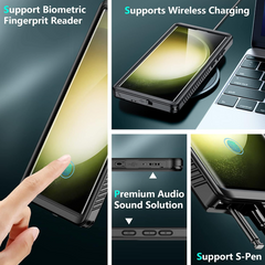 Samsung Galaxy S23 Ultra Waterproof Shockproof Case